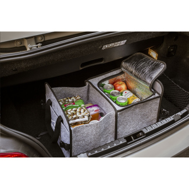 Logo trade promotional giveaway photo of: Trunk GRS RPET Felt Organiser Cooler bag