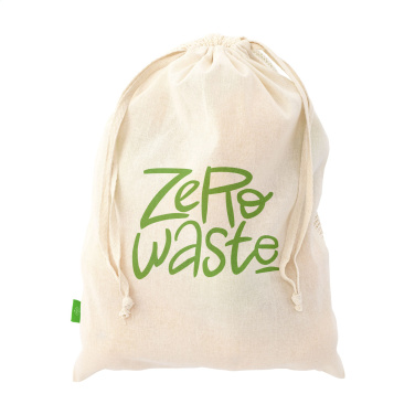 Logotrade promotional merchandise picture of: Natura Organic GOTS Mesh Bag (120 g/m²) fruit bag