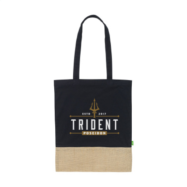 Logo trade promotional merchandise photo of: Combi Organic Shopper (160 g/m²) bag