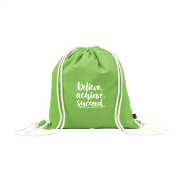 Logo trade promotional products picture of: PromoColour GRS Recycled Cotton Backpack (150 g/m²)