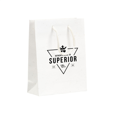 Logo trade advertising products picture of: Leaf It Bag recycled with straw fibres (180 g/m²) S