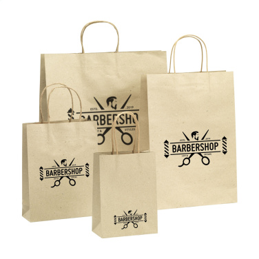 Logotrade corporate gifts photo of: Leaf It Bag recycled grass paper (120 g/m²) S
