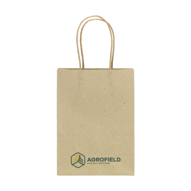 Logo trade promotional product photo of: Leaf It Bag recycled grass paper (120 g/m²) S