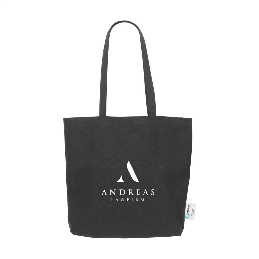 Logo trade corporate gift photo of: Wolkat Rabat Recycled Textile Shopper