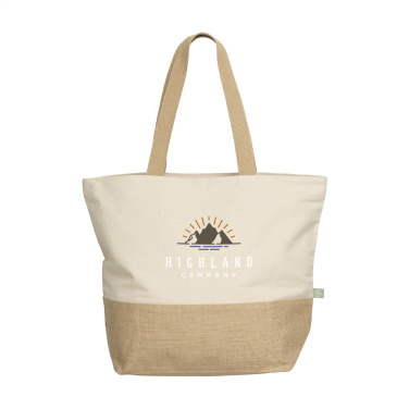Logo trade promotional giveaways image of: Cancun Beachbag Organic Cotton (320 g/m²)