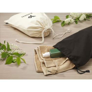 Logotrade promotional giveaway picture of: Gift Pouch GRS Recycled Cotton (150 g/m²) L