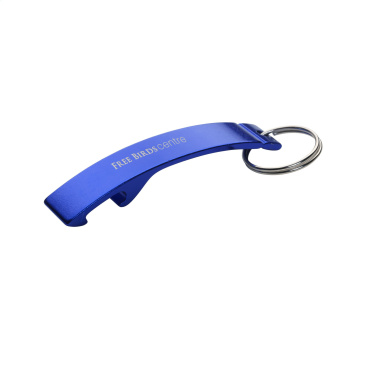 Logo trade corporate gift photo of: Alu Opener keyring