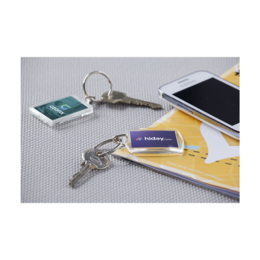 Logo trade advertising product photo of: Club keyring