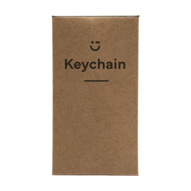 Logo trade promotional gifts image of: LeatherKey keyring