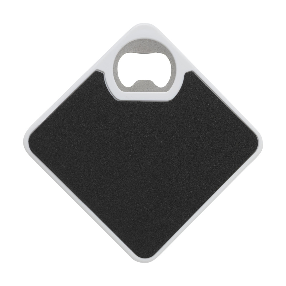 Logo trade promotional merchandise image of: Coaster Opener