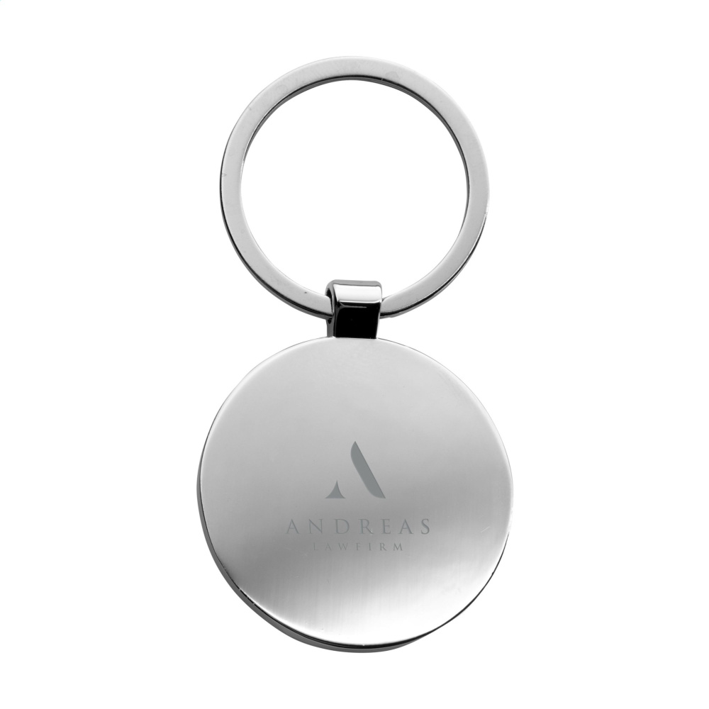 Logo trade advertising products image of: Bamboo Key Circle keyring