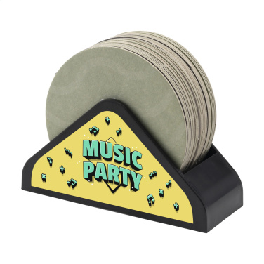Logotrade promotional giveaway picture of: Recycled Holder Beer Coasters