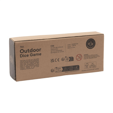 Logo trade promotional items picture of: Outdoor Dice Game