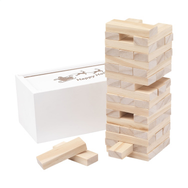 Logo trade advertising product photo of: Tower Game Deluxe X-Mas
