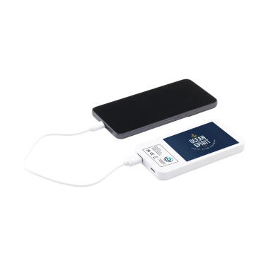 Logo trade corporate gifts image of: Solar RCS Powerbank 4000 power charger