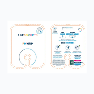 Logo trade promotional gifts picture of: PopSockets® 2.0 telephone holder