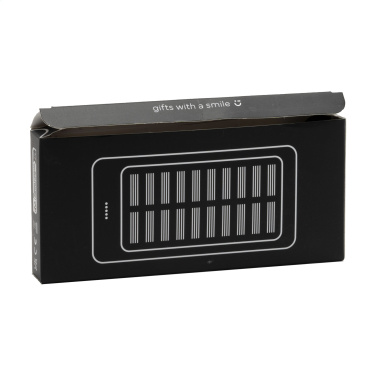 Logo trade advertising product photo of: Solar Powerbank 8000+ Wireless Charger
