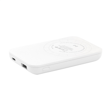 Logo trade promotional products image of: Force Magnetic RCS Recycled Wireless Powerbank 5000