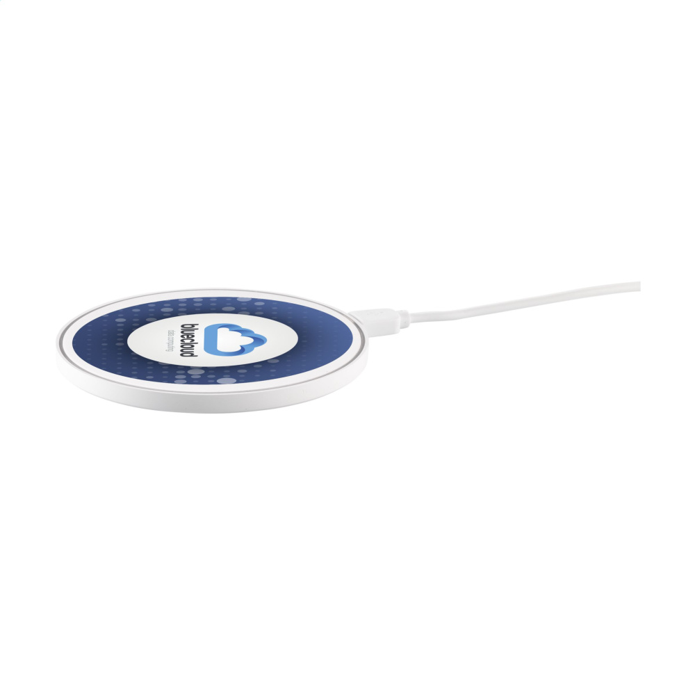 Logotrade promotional items photo of: Coil RCS Recycled Wireless Charger