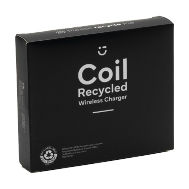 Logotrade promotional item picture of: Coil RCS Recycled Wireless Charger