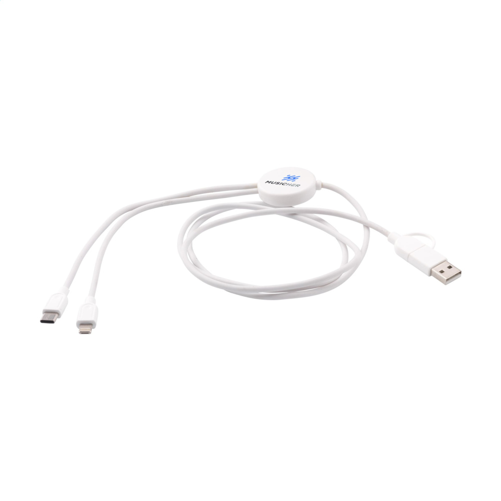 Logotrade business gifts photo of: Charging Cable RCS Recycled ABS-TPE