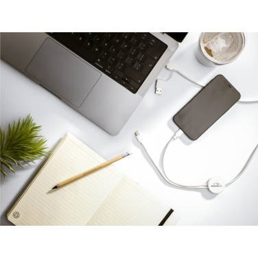 Logo trade promotional gift photo of: Charging Cable RCS Recycled ABS-TPE