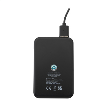 Logo trade promotional item photo of: Compact 5000 RCS Recycled ABS Powerbank