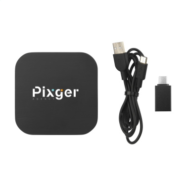 Logo trade promotional gifts image of: Bamboo Wireless Charger 15W