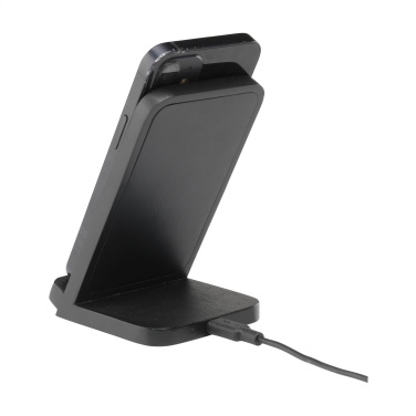 Logo trade promotional giveaway photo of: Baloo Wireless Charger Stand 15W