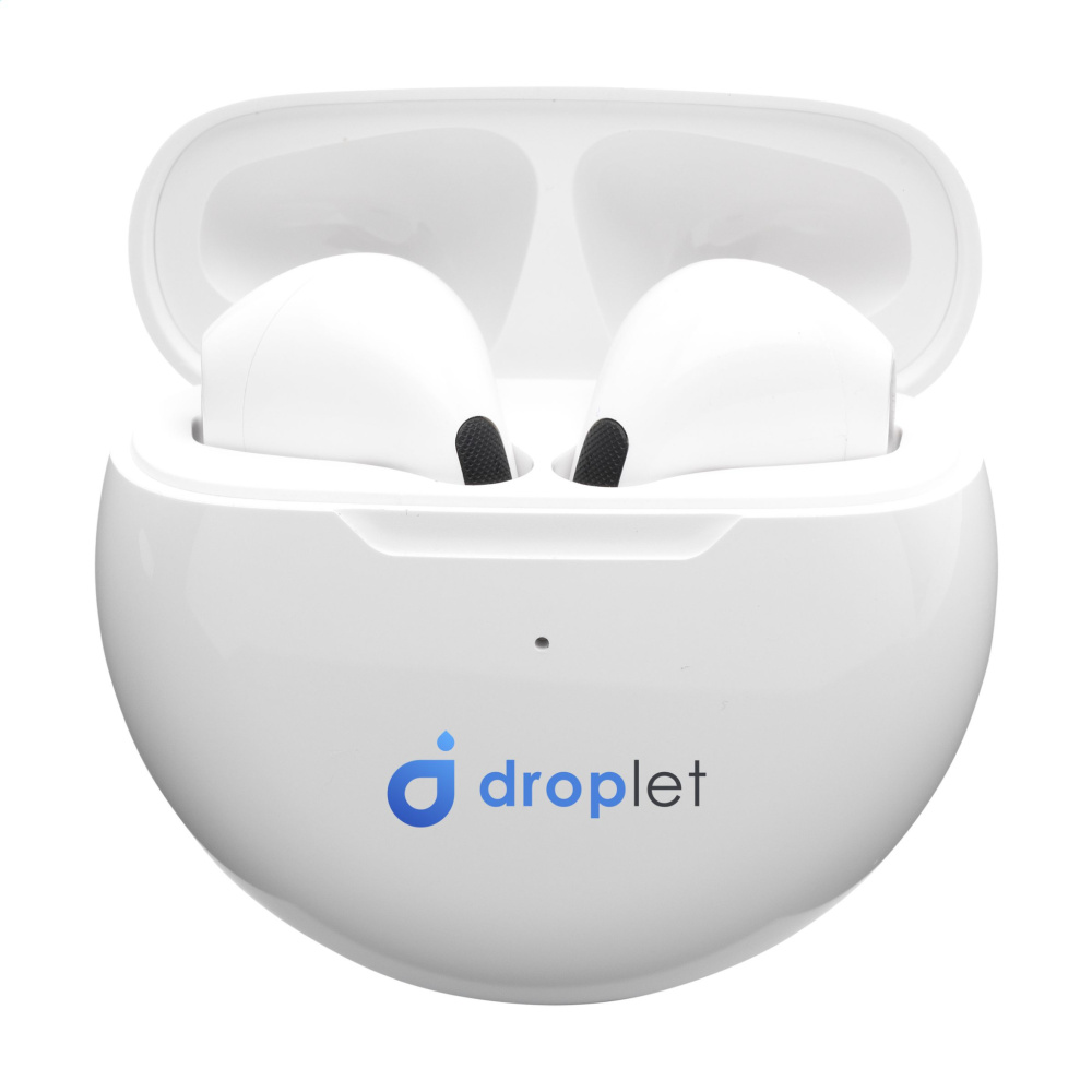Logo trade corporate gifts image of: Calypso RCS Recycled Wireless Earbuds