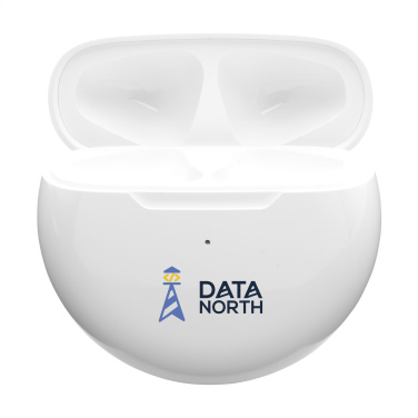 Logo trade promotional product photo of: Calypso RCS Recycled Wireless Earbuds