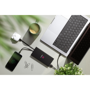 Logo trade promotional merchandise photo of: Rely Powerbank 10000 RCS Recycled Alu