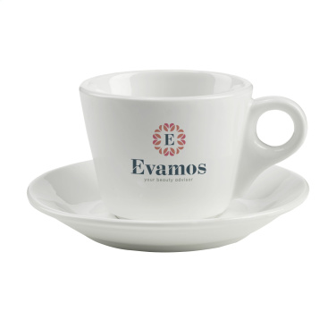 Logo trade advertising products image of: DaVinci 205 ml cup and saucer