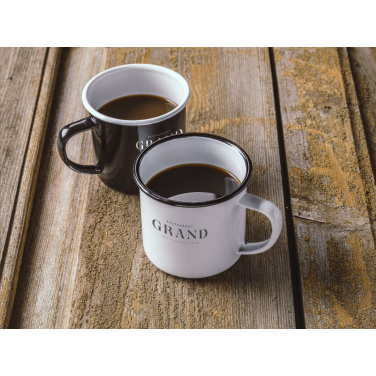 Logo trade promotional products image of: Retro Enamel Mug 350 ml