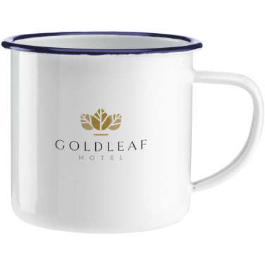 Logo trade advertising products image of: Retro Enamel Mug 350 ml