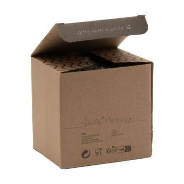 Logo trade promotional merchandise photo of: Retro Silver Enamel Mug 350 ml