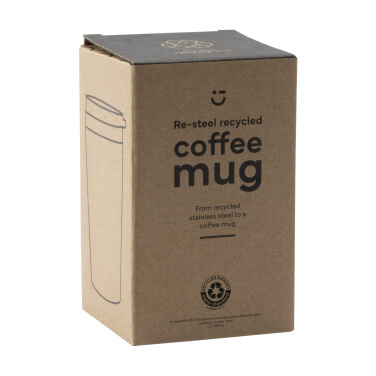 Logo trade corporate gift photo of: Re-Steel RCS Recycled Coffee Mug 380 ml thermo cup