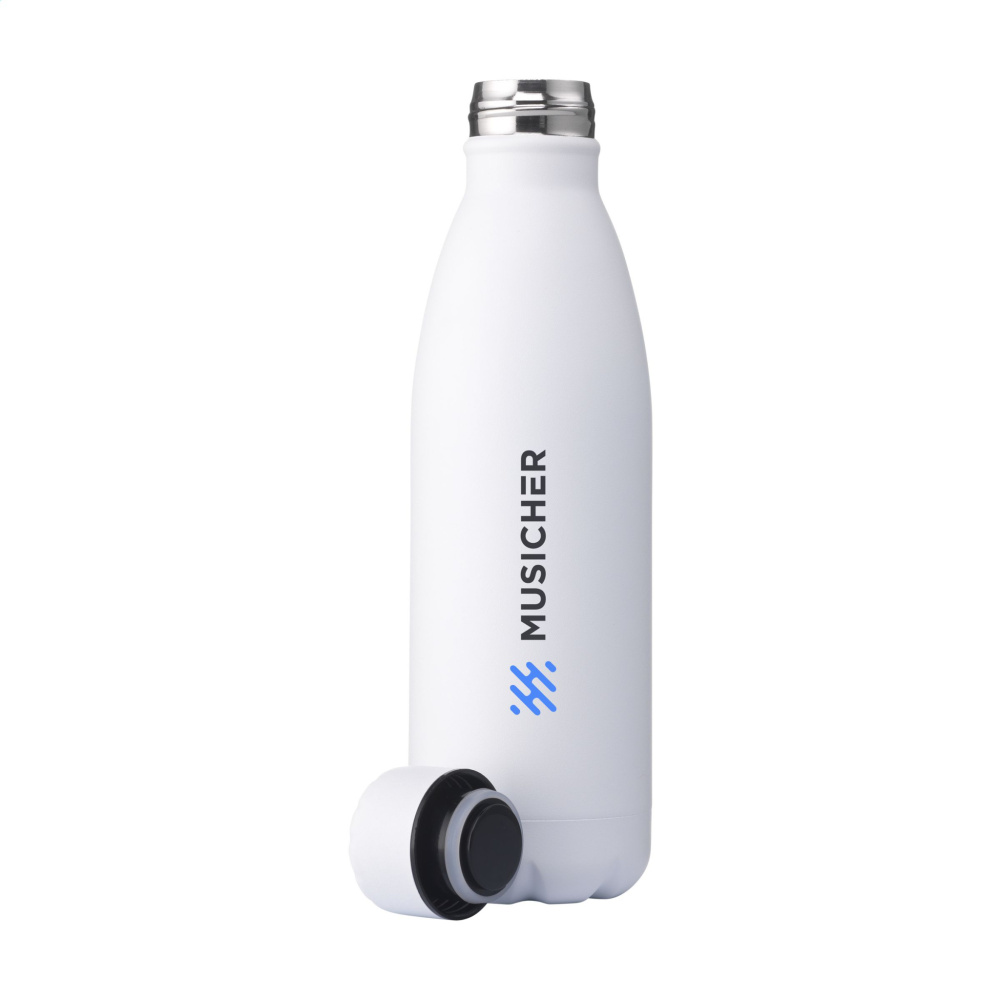 Logo trade promotional merchandise photo of: Topflask Premium RCS Recycled Steel drinking bottle