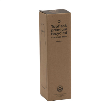 Logo trade promotional giveaway photo of: Topflask Premium RCS Recycled Steel drinking bottle