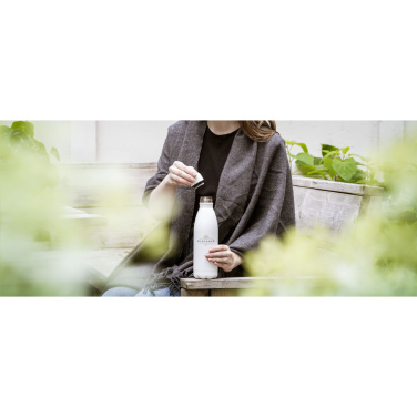 Logotrade promotional giveaway image of: Topflask Premium RCS Recycled Steel drinking bottle