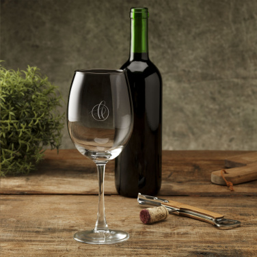Logo trade promotional product photo of: Smokey Wine Glass 465 ml