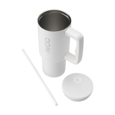 Logotrade promotional item picture of: Rhino RCS Recycled Steel Cup 900 ml