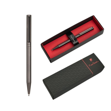 Logo trade advertising products picture of: Metal ballpoint pen DOMINIQUE Pierre Cardin