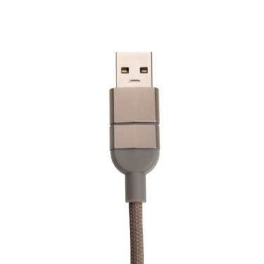 Logo trade promotional merchandise photo of: Charging cable with data transfer DONNES Pierre Cardin