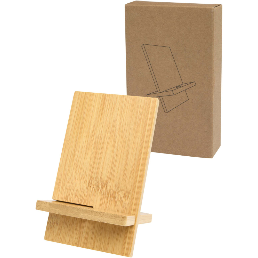Logotrade corporate gift image of: Ceibo detachable bamboo phone stand