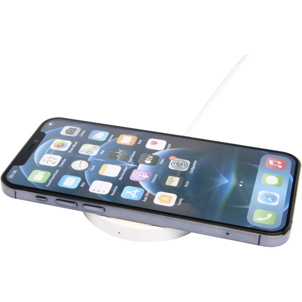 Logotrade promotional item picture of: Freal 15W recycled plastic wireless charging pad