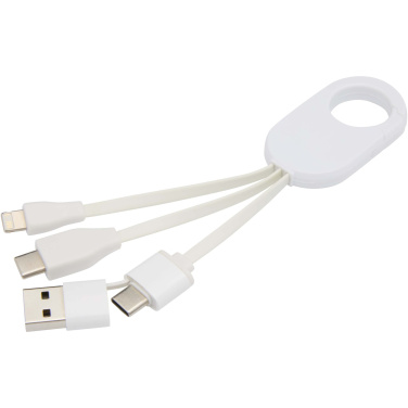 Logotrade promotional giveaway image of: Troop 4-in-1 recycled plastic charging cable