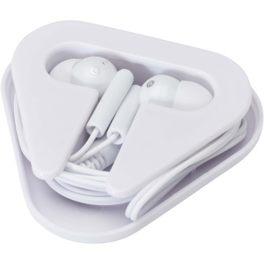 Logo trade promotional merchandise photo of: Rebel earbuds with recycled plastic storage box