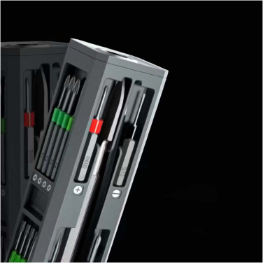 Logotrade corporate gift picture of: SCX.design T20 30-piece screwdriver and repair set in aluminium case