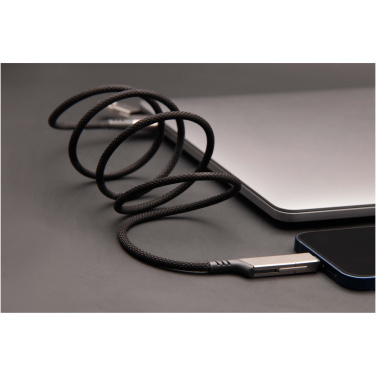 Logotrade promotional giveaway image of: SCX.design C52 100W 4-in-1 rPET magnetic ultra fast charging cable 